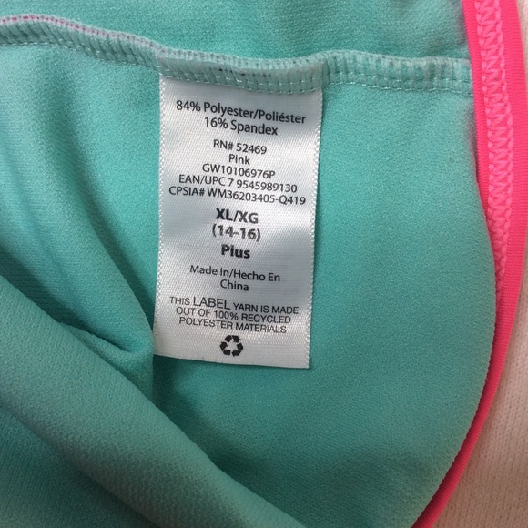 Wonder Nation mermaid 14-16 XL plus swimsuit - Picture 4 of 9